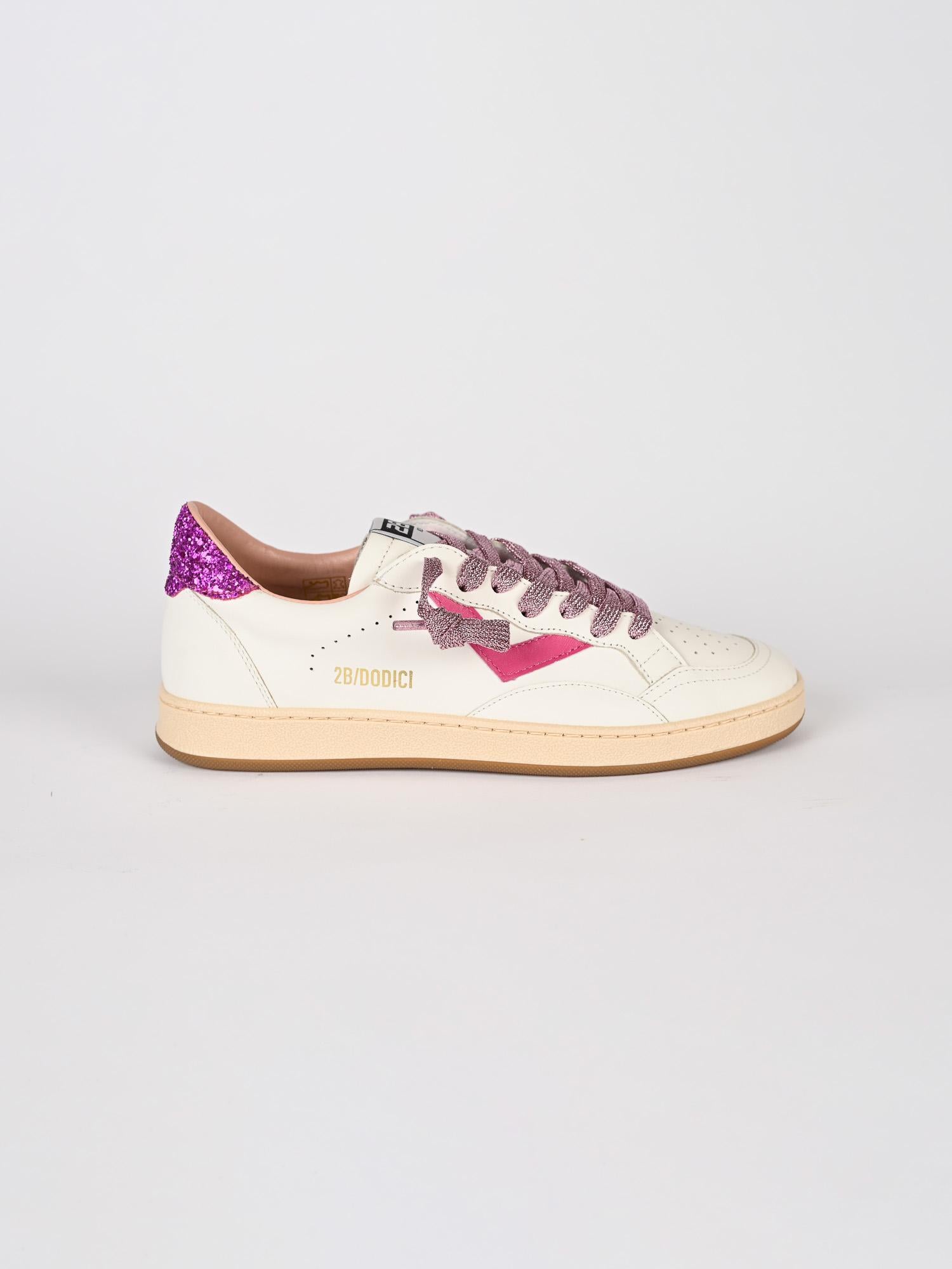 Sneakers donna JUNIOR PLAY glitter JRPLAY 121 BIANCO 2B12 