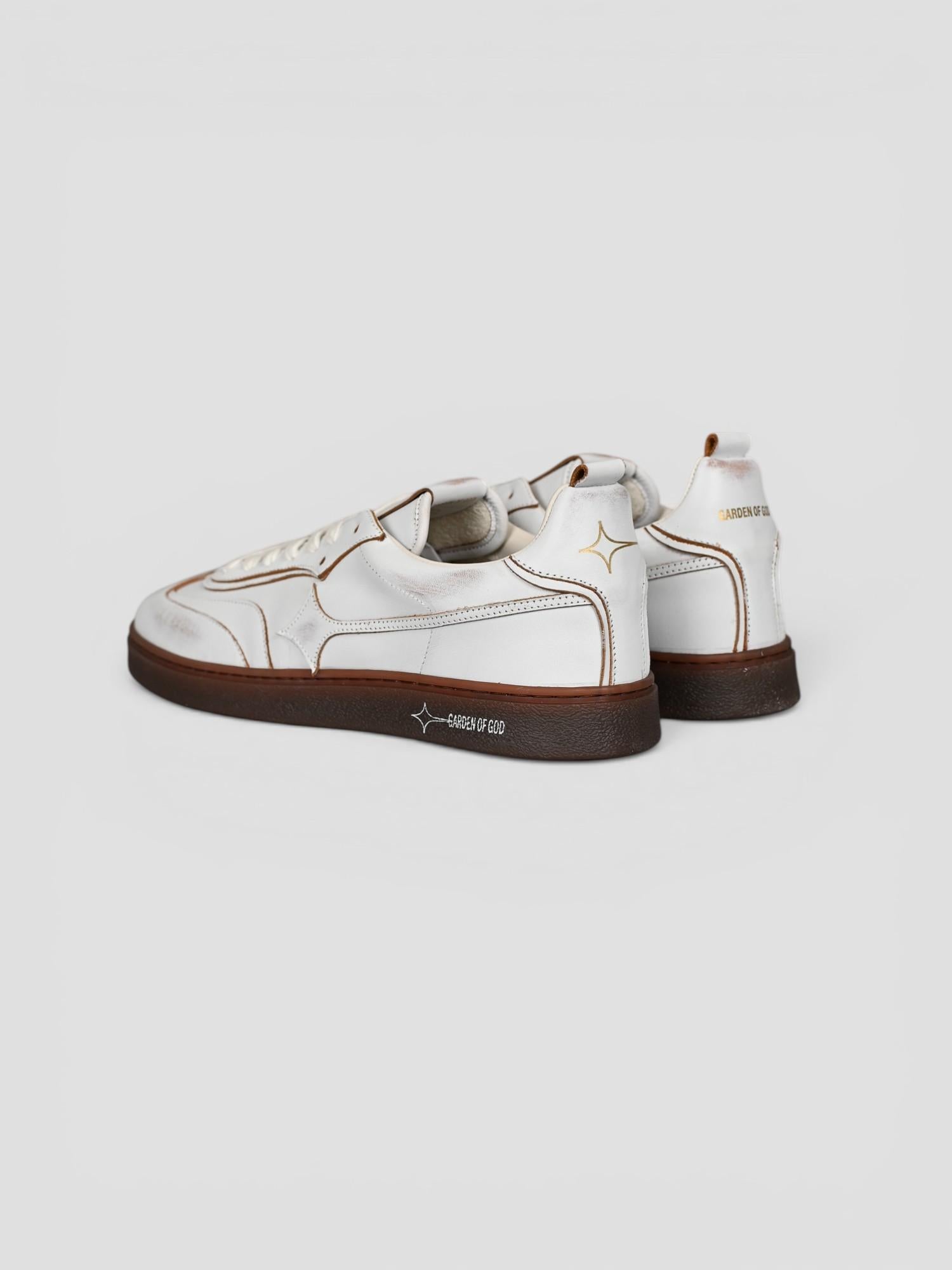 Sneakers pelle EARHT WHITE fade EARTH WHITE FADE GARDEN OF GOD 