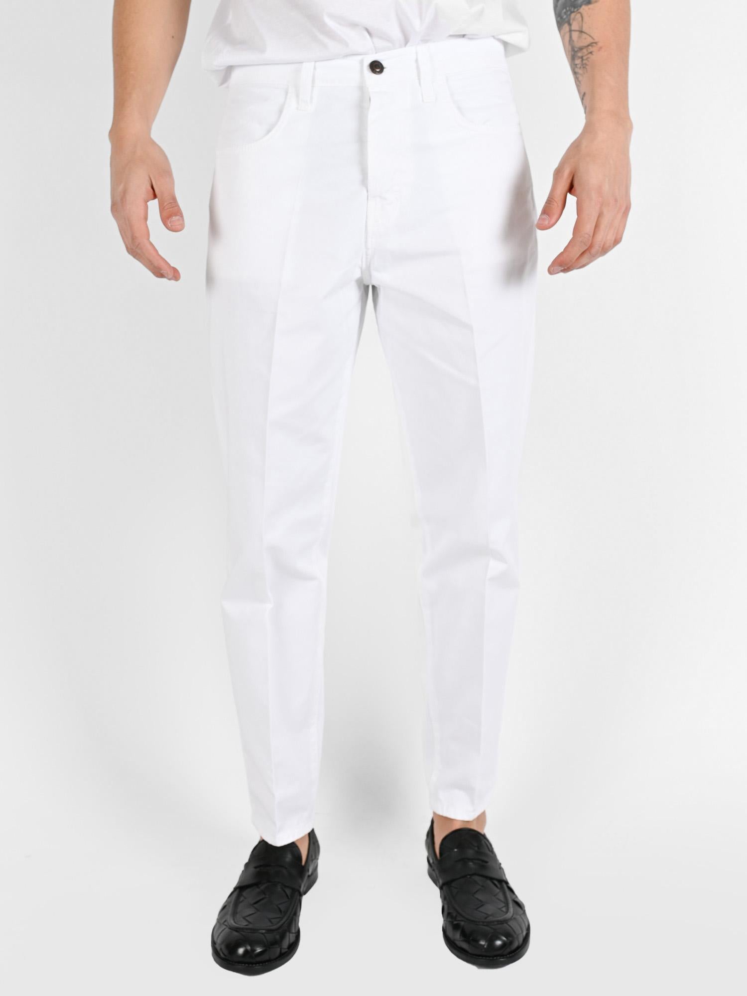Denim bianco NIKKO carrot fit NIKKO/1640 BIANCO BONHEUR 