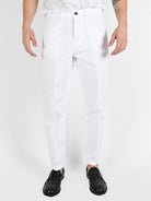 Denim bianco NIKKO carrot fit NIKKO/1640 BIANCO BONHEUR 