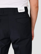 Pantalone blu LUCAT 244 fresco lana LUCAT244 BLU VANDOM 