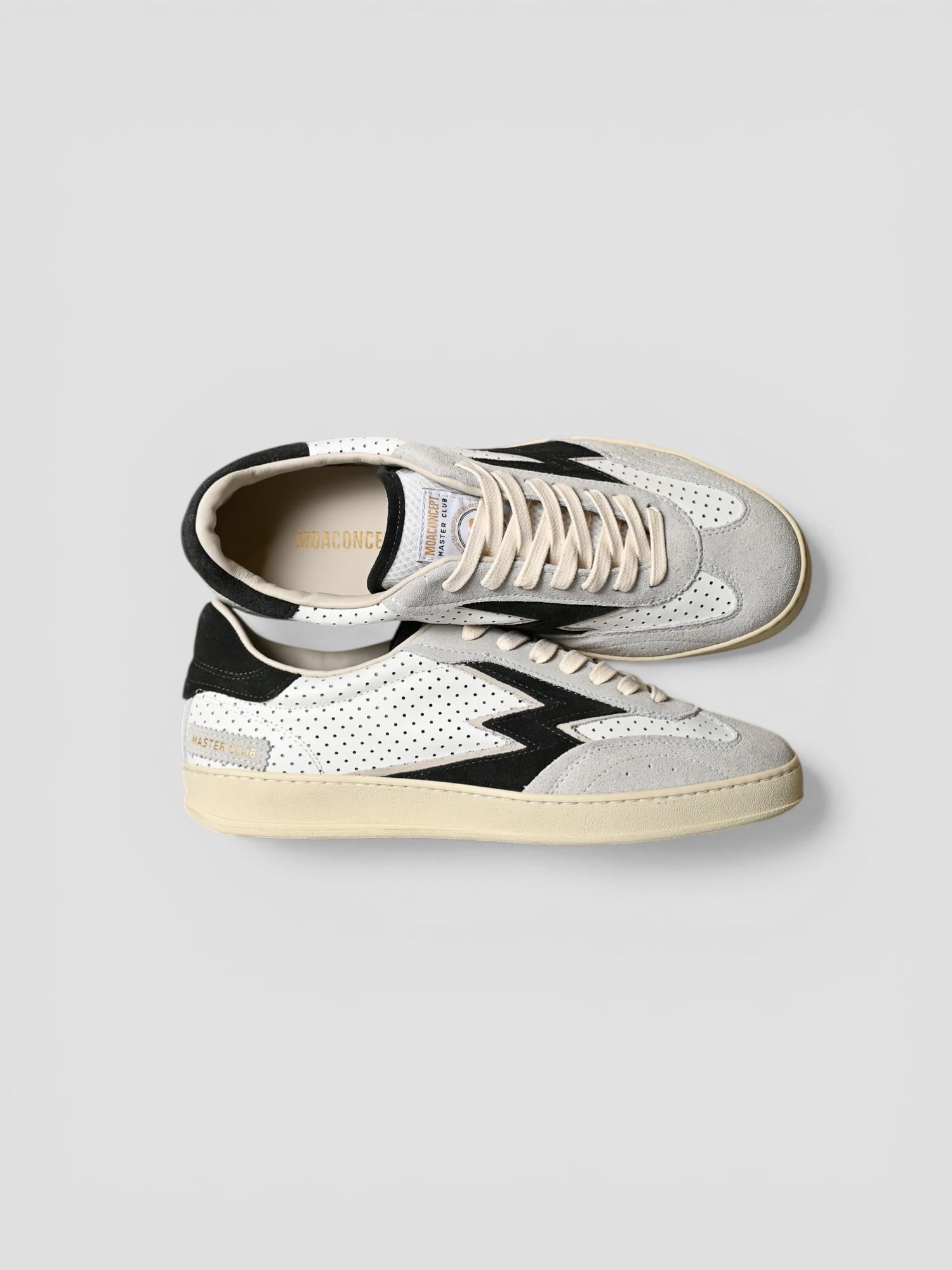 Sneakers CLUB WHITE PIERCED leather MG580MCO1 WHITE MOACONCEPT 