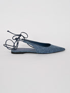 Slingback flats denim jeans marmorizado S220060048 DENIM SCHUTZ 