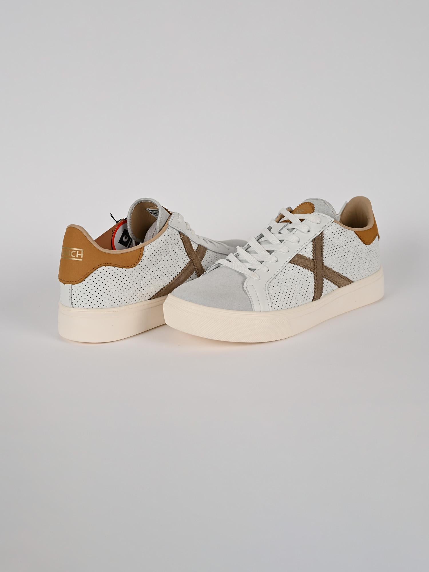 Sneakers bianca RETE BLANCO tabacco RETE 106 BLANCO MUNICH 