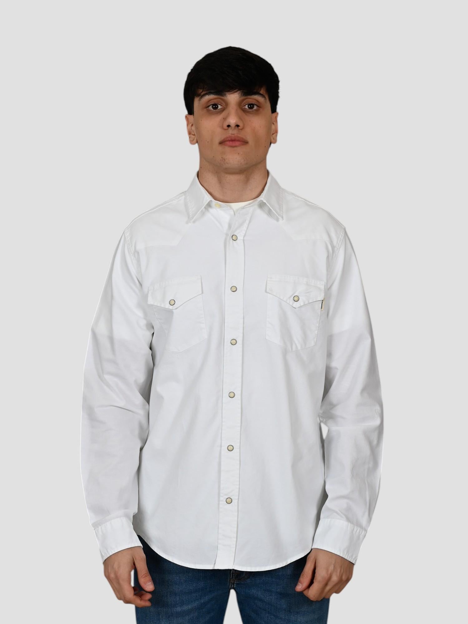 Shirt oxford white MARTIN MAN washed MARTIN MAN OXFORD WHITE ROY ROGER'S 