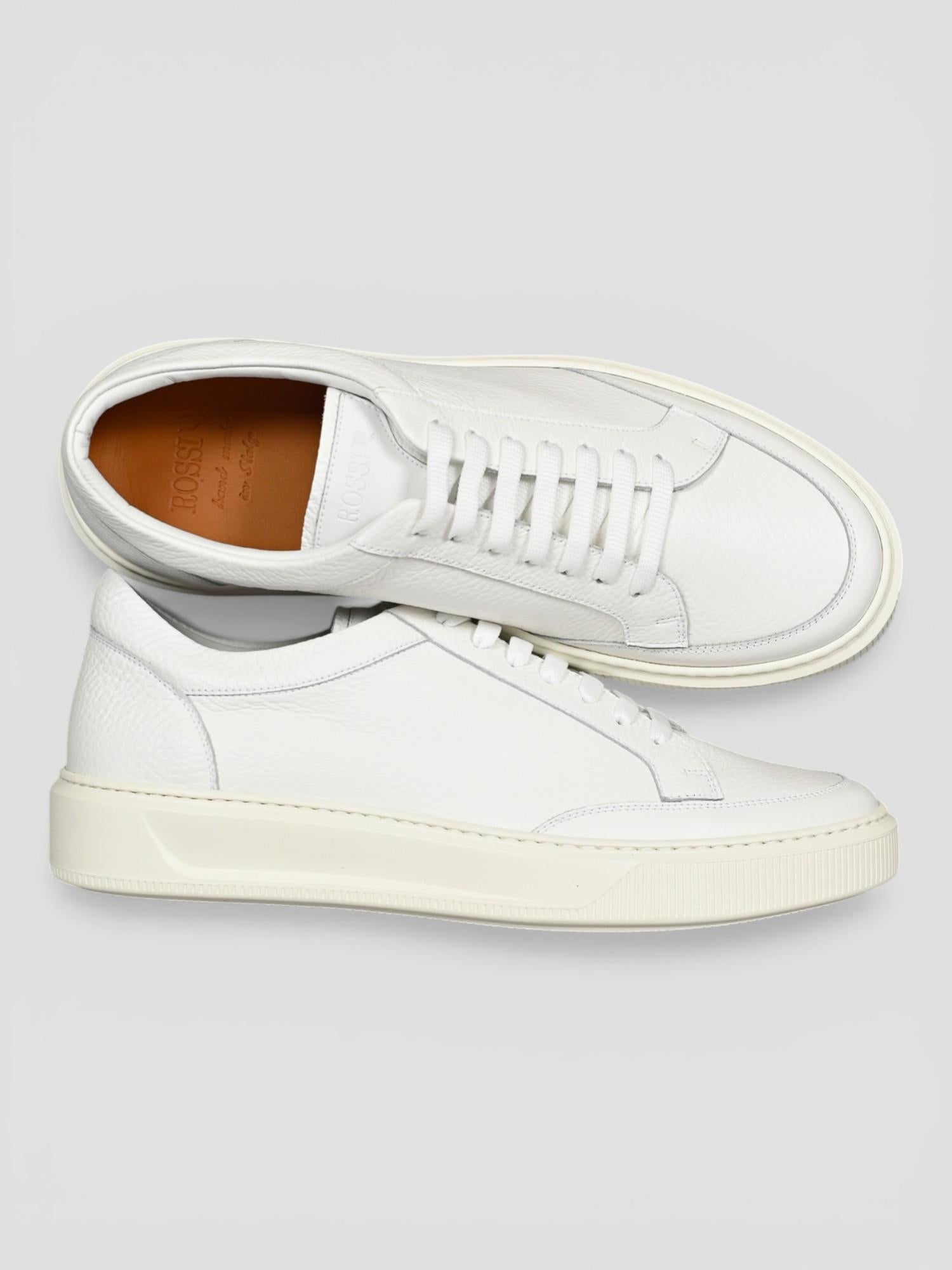 Sneakers bianca 643LD bottalato 643LD WHITE ROSSI 