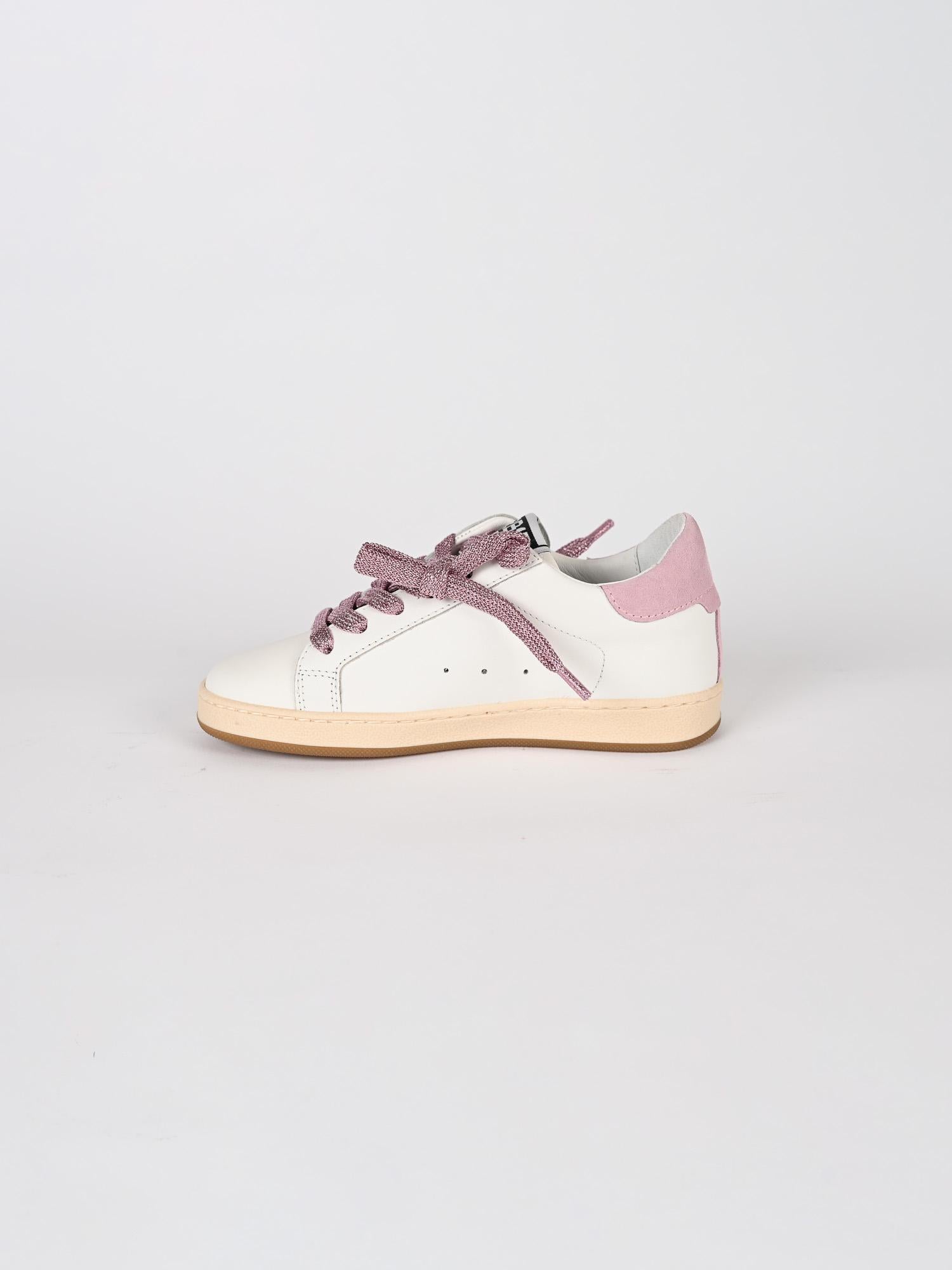 Sneakers bambina MINI SUPRIME bianca MINISUPRIME 87ROSA 2B12 