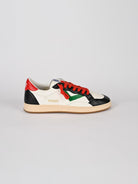 Sneakers ragazzo JUNIOR PLAY in pelle JRPLAY 123 VERDE 2B12 
