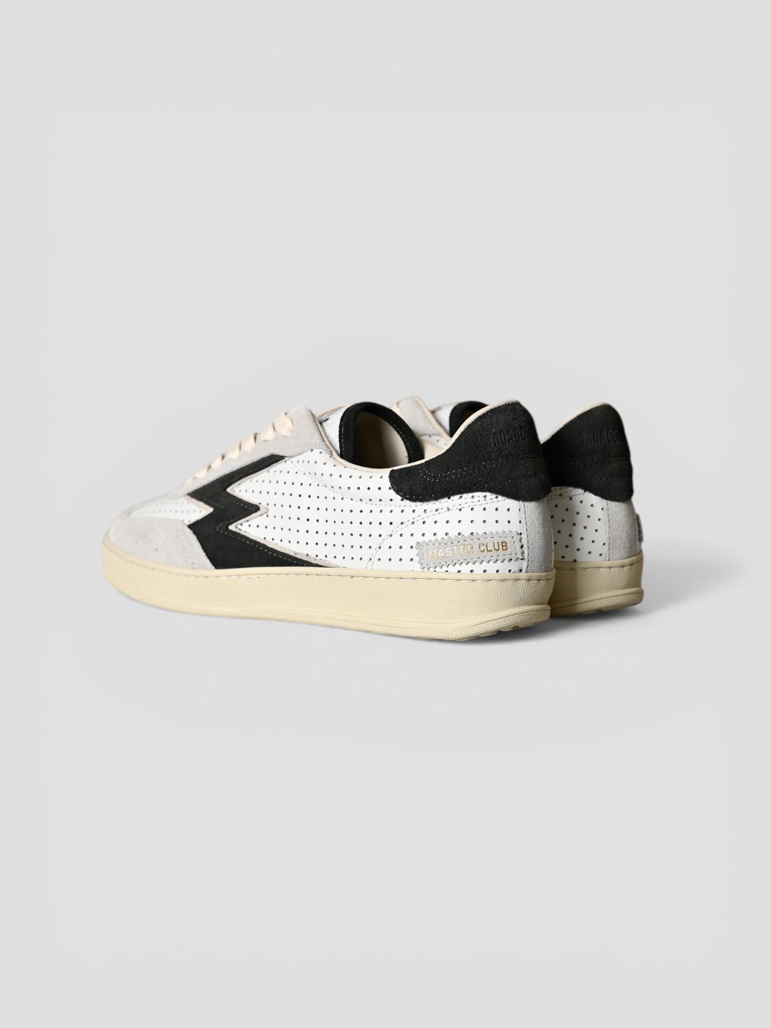 Sneakers CLUB WHITE PIERCED leather MG580MCO1 WHITE MOACONCEPT 