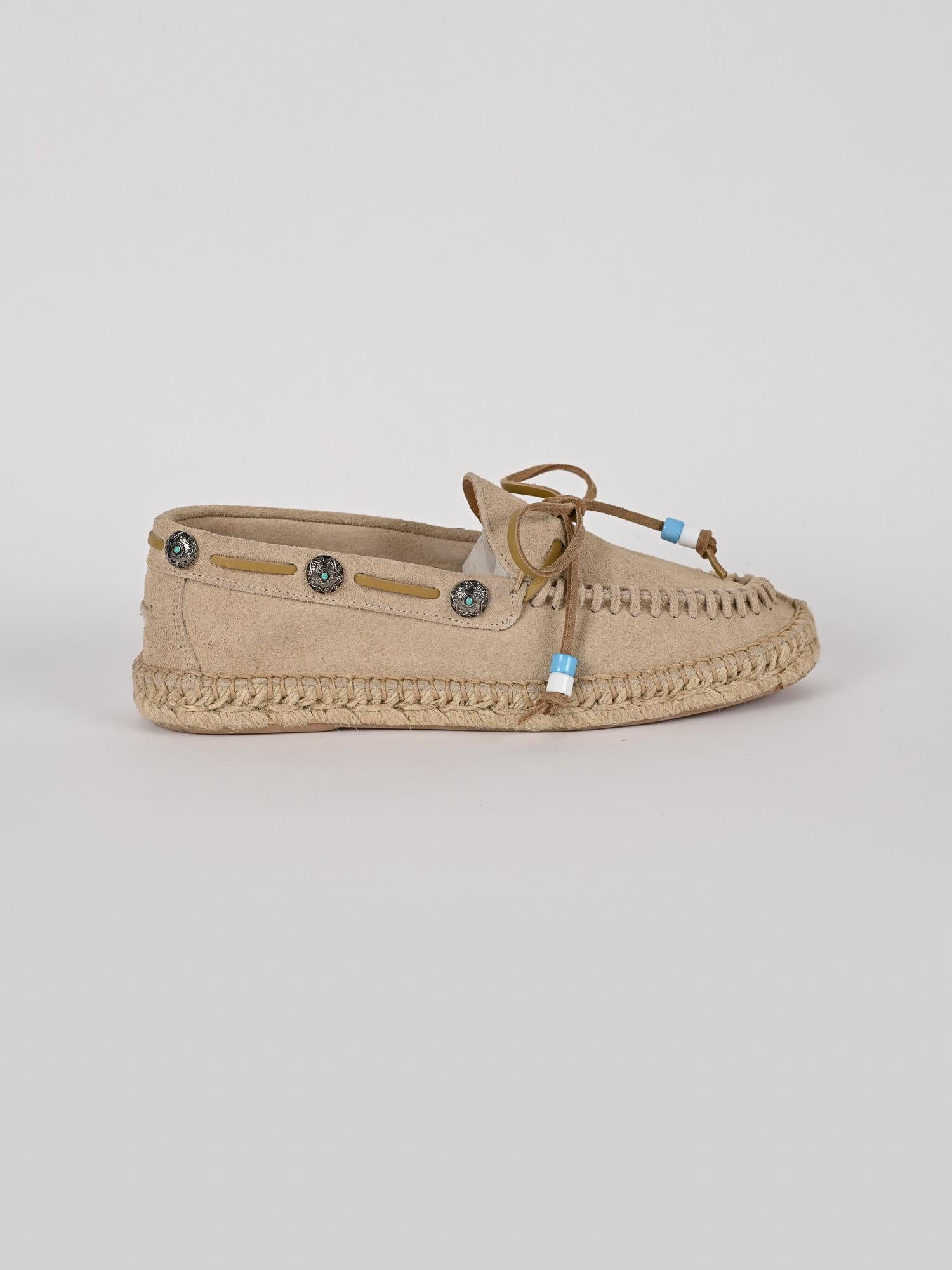 Mocassino donna LOAFER suede sabbia LOAFER 079 CRUDO LAGOA 