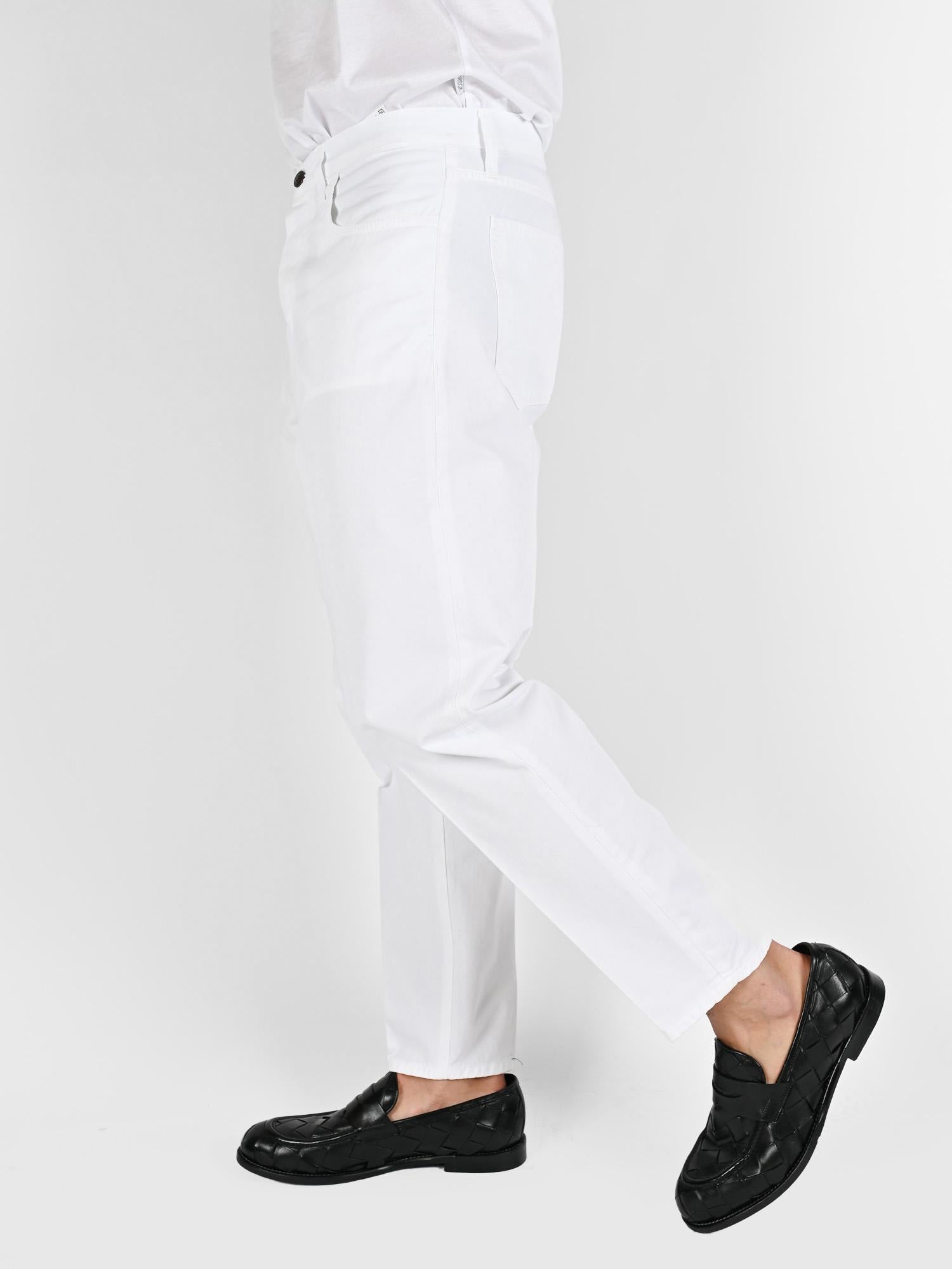 Denim bianco NIKKO carrot fit NIKKO/1640 BIANCO BONHEUR 