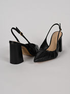 Slingback donna nero block heel A1129000 30001 AREZZO 